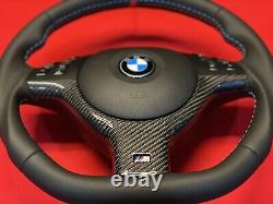 01-06 BMW E46 325 328 330 M3 Steering Wheel Lower Trim Carbon Fiber