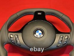 01-06 BMW E46 325 328 330 M3 Steering Wheel Lower Trim Gloss Black