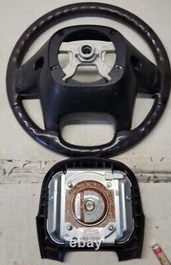 03-06 Complete Jeep Wrangler Tj Steering Wheel Leather Cruise Cont Free Shipping