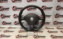 03 HONDA S2000 OEM AP1 BLACK STEERING WHEEL With HORN COVER