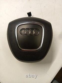 05 06 07 08 Audi A4 Steering Wheel Center. Black