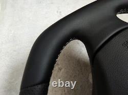 05-15 BMW E90 E91 E84 NEW NAPPA LEATHER ERGONOMIC INLAYS FLAT BOTTOM carbon but