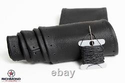 07 08 09 10 11 12 13 14 GMC Yukon XL Denali -Leather Steering Wheel Cover Black