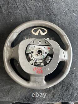 08-13 INFINITI G37 coupe & convertible? Gray STEERING WHEEL With The Cover OEM