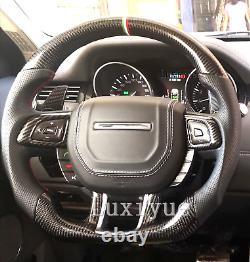 100%Real Carbon Fiber Steering Wheel for Land Rover Range Rover Evoque 2011-2017