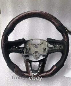 100% Real Carbon Fiber flat sport Steering Wheel for Cadillac CT5 XT4 CT4 20-21