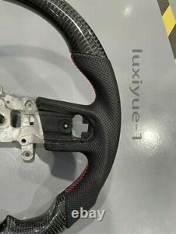 100% Real Carbon Fiber sport flat Steering Wheel for Jeep Wrangler JK 18-19 JL