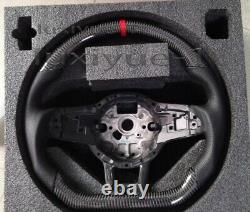 100% Real Carbon Fiber sport steering wheel for Volkswagen Golf R GTI mk7 2014+