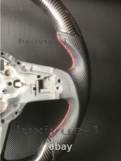 100% Real Carbon Fiber sport steering wheel for Volkswagen Golf R GTI mk7 2014+