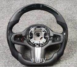 100% matte carbon fiber smart LED steering wheel BMW G30 F90 M5 G12 G serise