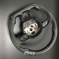 100%real Carbon Fiber/alcantara Steering Wheel 2013-2018 Audi A6 A7 S6 S7 Rs7 C7