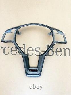 1115 Genuine Mercedes Steering Wheel Trim Carbon C250 C63 Slk Sl E350 E63 Cls63