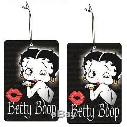 11pc Betty Boop Kiss Car Front Back Floor Mats Seat Covers Steering Wheel Cover