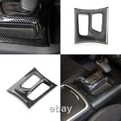 11x Carbon Fiber Steering Wheel Dash Panel Cover Trim Kit for Dodge Charger 15+