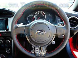 12 13 14 15 16 17 TOYOTA GT-86 SCION FRS Carbon Fiber Steering Wheel Cover Trim