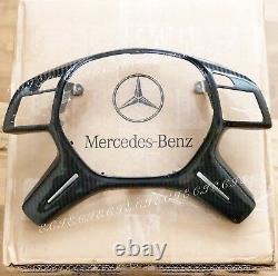 1318 Genuine Mercedes Steering Wheel Trim Carbon G63 G550 Ml350 Ml550 Gl450