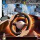 15 Rechargeable Wireless Heated Steering Wheel Cover, Fuzzy Protector for Car