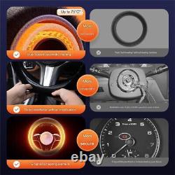 15 Steering Wheel Cover Graphene Wireless Smart Heated Adjustable Temperature