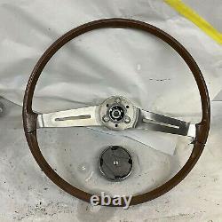 17 Inch Classic Nostalgia Custom Wood Steering Wheel Patina 1968 Rover 2000 TC