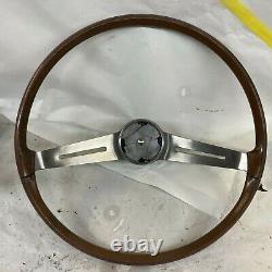 17 Inch Classic Nostalgia Custom Wood Steering Wheel Patina 1968 Rover 2000 TC