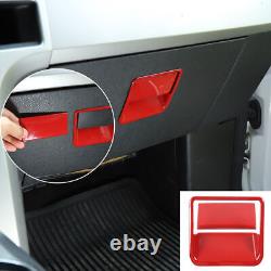 18x Red Interior Steering Wheel Dash Decor Cover Trim Kit for Ford F150 2009-14