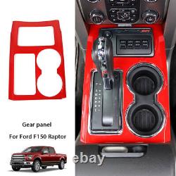 18x Red Interior Steering Wheel Dash Decor Cover Trim Kit for Ford F150 2009-14