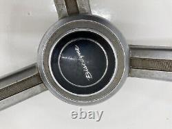 1967 1968 Chevy Belair Steering Wheel & Horn Cap Column Cover Button 3 Spoke