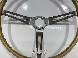 1967 1968 Chevy Corvette Wood Steering Wheel 3 Spoke Column Cover Simulated