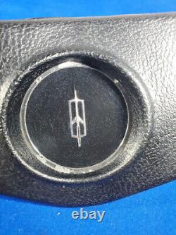 1967 Oldsmobile Toronado Steering Wheel Center Horn Pad Emblem Chrome Bezel Oem