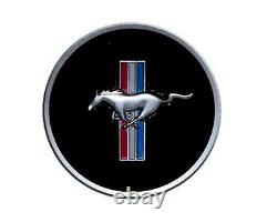 1968 1969 MUSTANG Steering Wheel Horn Running Horse Emblem, Plate, Pad, Buttons