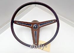 1970-1974 Rim Blow Steering Wheel Brown Rimblow Column Cover Horn Ring Emblem