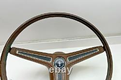 1970-1974 Rim Blow Steering Wheel Brown Rimblow Column Cover Horn Ring Emblem