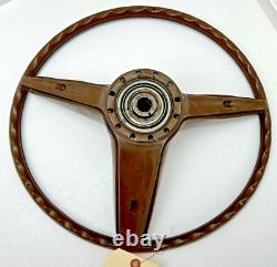 1970-1974 Rim Blow Steering Wheel Brown Rimblow Column Cover Horn Ring Emblem
