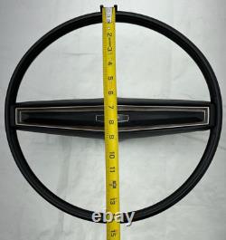 1971-1973 Ford Mercury Steering Wheel Woodgrain Horn Pad Trim Column Cover