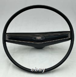 1971-1973 Ford Mercury Steering Wheel Woodgrain Horn Pad Trim Column Cover