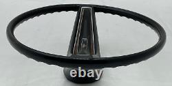 1971-1973 Ford Mercury Steering Wheel Woodgrain Horn Pad Trim Column Cover