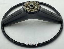 1971-1973 Ford Mercury Steering Wheel Woodgrain Horn Pad Trim Column Cover