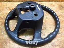 1998 2005 Jdm Mitsubishi Pajero Io H76 H66 Blk Steering Wheel W Center Cover Oem