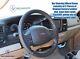 1999-2007 Ford F250 F350 F450 XL -Leather Wrap Steering Wheel Cover, Black