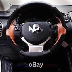 1P For Lexus NX300h NX200t IS250 2015-2016 Genuine Leather Steering Wheel Cover