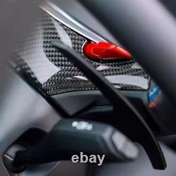 1Pcs Carbon Fiber Steering Wheel Above Cover For BMW X3M X4M X5M X6M F96 F97 F98