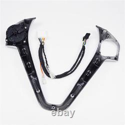 1Set Car Steering Wheel Frame Panel Cover Decorative+RH Cruise Button For Ford