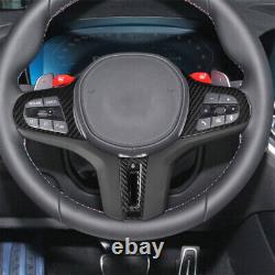 1 x Carbon Fiber Steering Wheel Cover with Heated Hole For BMW G87 G80 G82 G83