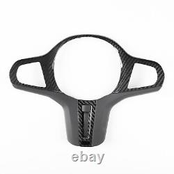 1xReal Carbon Fiber Steering Wheel Cover For BMW X3M X4M X5M X6M F95 F96 F97 F98