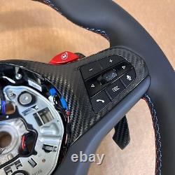 1xReal Carbon Fiber Steering Wheel Cover For BMW X3M X4M X5M X6M F95 F96 F97 F98