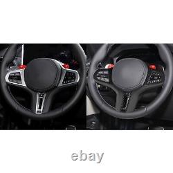1xReal Carbon Fiber Steering Wheel Cover For BMW X3M X4M X5M X6M F95 F96 F97 F98
