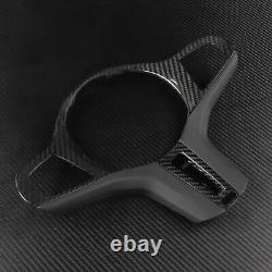 1xReal Carbon Fiber Steering Wheel Cover For BMW X3M X4M X5M X6M F95 F96 F97 F98