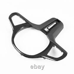 1xReal Carbon Fiber Steering Wheel Cover For BMW X3M X4M X5M X6M F95 F96 F97 F98