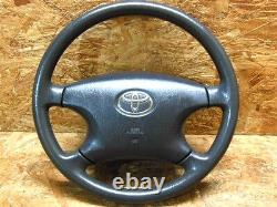 2001 2007 Jdm Toyota Noah Voxy Azr60 Grey Steering Wheel W Center Cover Oem