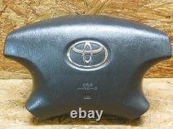 2001 2007 Jdm Toyota Noah Voxy Azr60 Grey Steering Wheel W Center Cover Oem